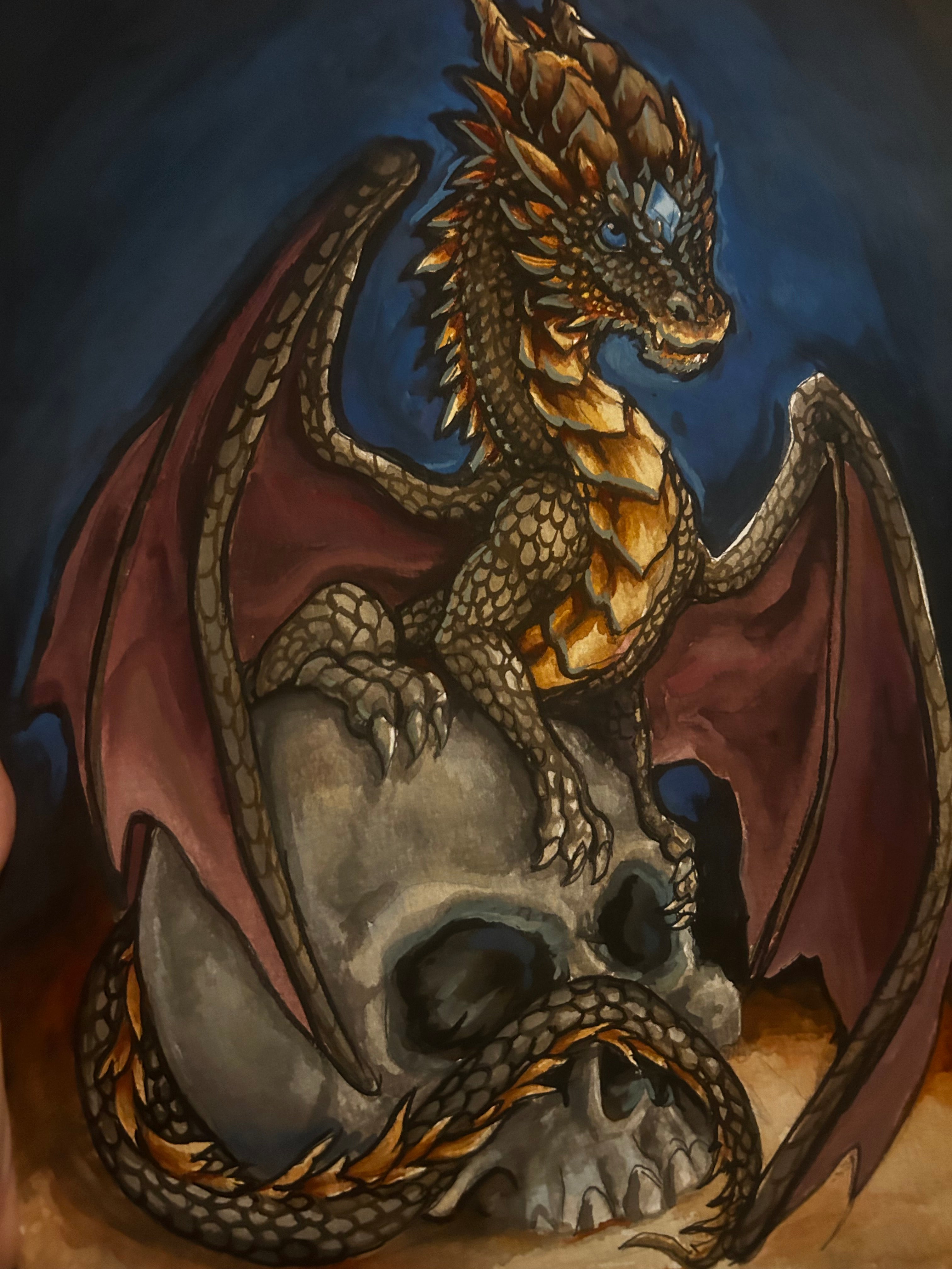 Upon his perch