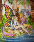 Glimmering sunlight fairy